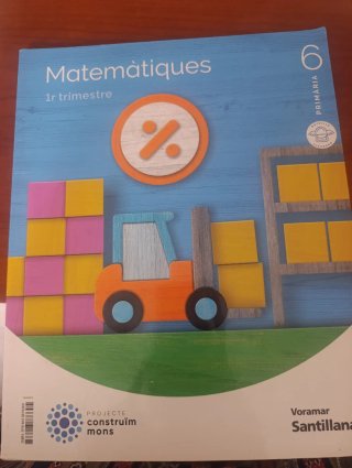 Matematiques 6 primaria 1 trim.en Valenciano .