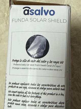 Funda Protectora Solar Asiento Coche Asalvo