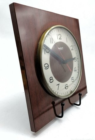 Orologio da parete vintage Bolux Junghans anni '70