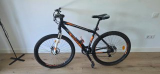 Bicicleta Montaña Runfit Negra Naranja