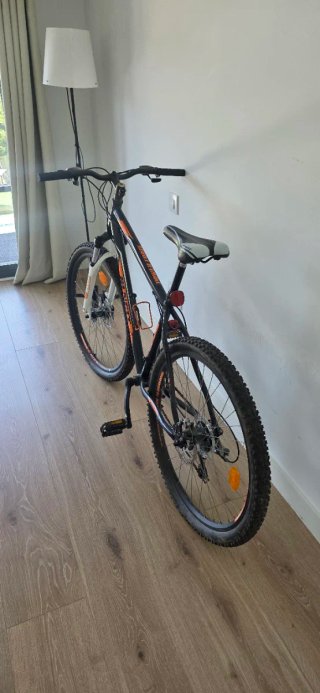 Bicicleta Montaña Runfit Negra Naranja