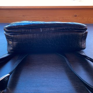 Bolso Ashwood Cuero Negro Ciervo Detalle