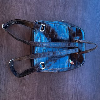Bolso Ashwood Cuero Negro Ciervo Detalle