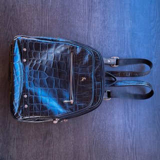 Bolso Ashwood Cuero Negro Ciervo Detalle