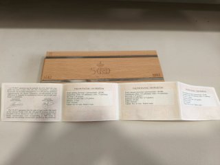 Serie 1° V Centenario 5 Monedas Plata