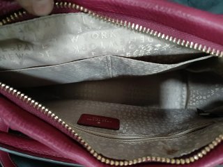 Bolso Piel Magenta Kate Spade Bandolera