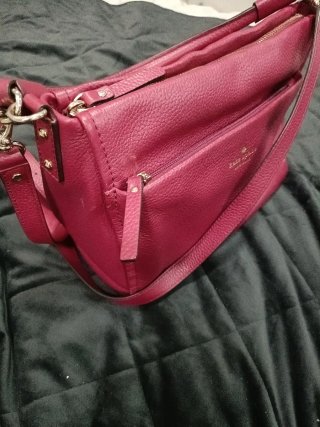 Bolso Piel Magenta Kate Spade Bandolera