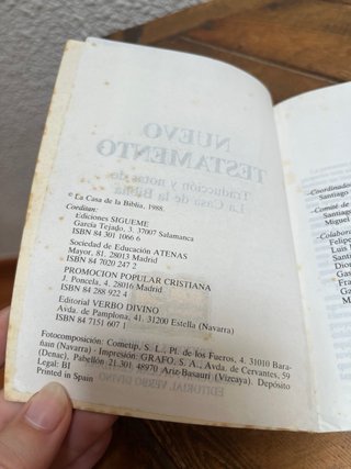Biblia Nuevo Testamento