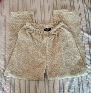 Pantalón pijama TRAMAS beige talla S