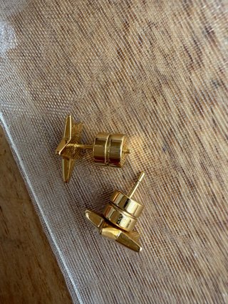 Conjunto Majorica: Brazalete y Pendientes Estrella
