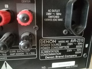 Amplificador Denon AVR-2310 Negro