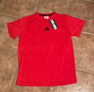 Conjunto Adidas Talla L Rojo y Negro