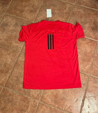 Conjunto Adidas Talla L Rojo y Negro