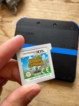 Nintendo 2DS Negra + Juego Animal Crossing