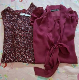 Lote 2 Camisetas Mujer Talla M