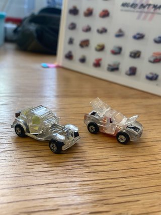 Coches Micro Machines transparentes