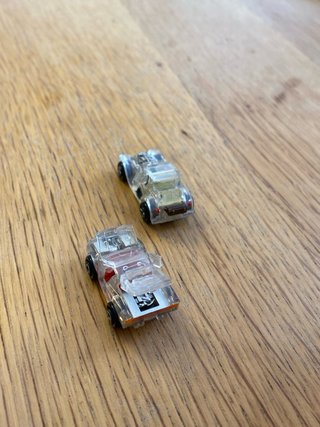 Coches Micro Machines transparentes