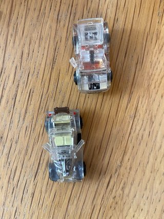 Coches Micro Machines transparentes