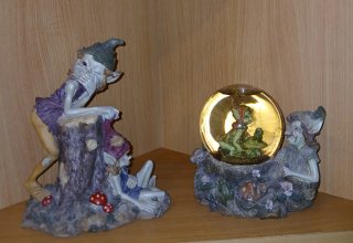 Figuras de duendes decorativas