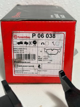 Pastillas Freno BMW Brembo Prime