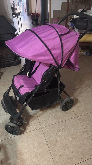 Carricoche lila plegable