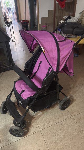 Carricoche lila plegable