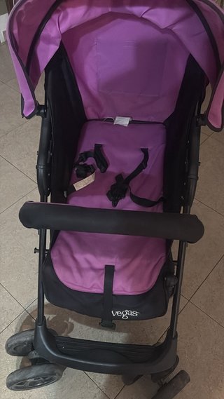 Carricoche lila plegable