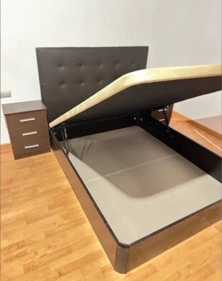 Cama abatible almacenaje 135x190
