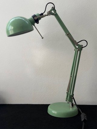 Lámpara flexo verde metal