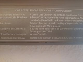 Somier Dorwin 90x190 + 4 patas
