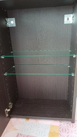 Armario baño color wengue