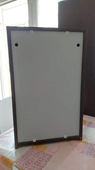 Armario baño color wengue