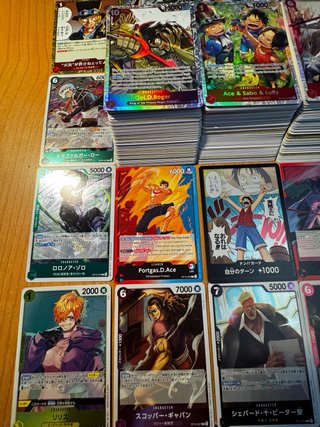 Lotto carte One Piece