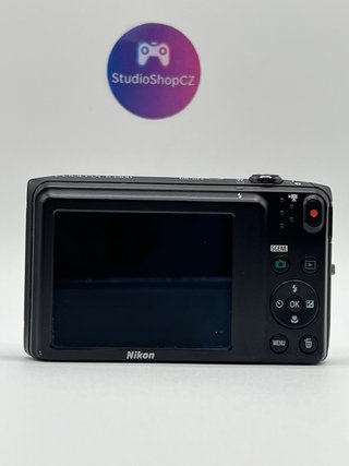 Nikon Coolpix S3500 Compact Digital Camera, Black