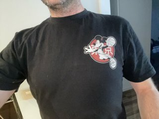 Camiseta Negra Mickey Mouse Baloncesto