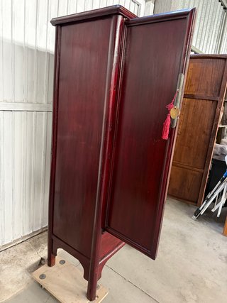 Armario antiguo madera restaurado