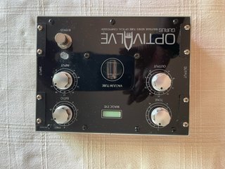 Pedal compresor de guitarra marca Gurus Optivalve