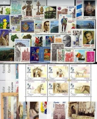 2 Años Completos Sellos España 2000