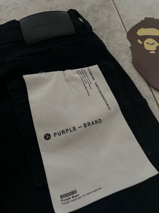 Purple Brand Black Jeans
