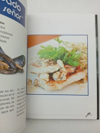 Libro cocina Pescado azul , blanco y mariscos
