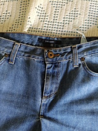 Lote 4 faldas: beige, azul, morado