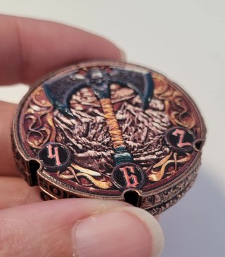 Dado FLIPDIE D6 Moneda Metálico