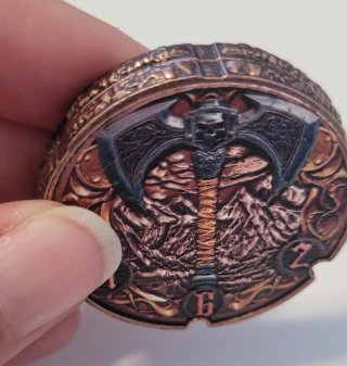 Dado FLIPDIE D6 Moneda Metálico
