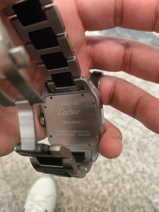 Cartier Santos Automático Acero Cronógrafo