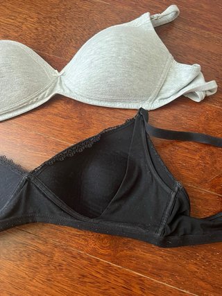 Lactancia H&M Sujetadores Negro y Gris