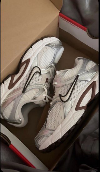 Zapatillas Nike Plata y Blanco