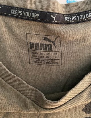 Camiseta Puma Verde Oliva Talla XL