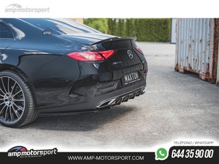 AÑADIDO DE DIFUSOR MERCEDES CLS C257 2018-- LOOK CARBONO