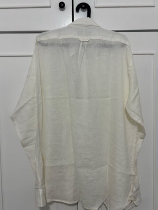 Camisa El Ganso Lino Blanca Talla L