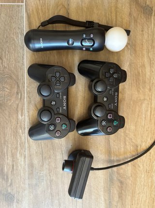 PS3 Slim Negra + 2 Mandos + Cámara + Move + 13 Jue